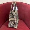 Dior Book Tote Dark Multicolor Dior Jardin d'Hiver Embroidery 36cm Bag