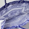 Dior book tote blue transparent large bag