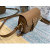 DIOR BOBBY Small Brown Box Calfskin Bag