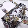 Dior lady D-lite medium white multicolor bag