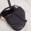 Dior Saddle Bag Original Leather black 26cm M0446