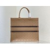 Dior Book Tote Brown Fabric 41cm