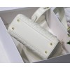 Dior Lady White Amour 20cm Bag