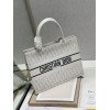 Dior Tote Book white leather 36cm