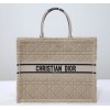 Dior Book Tote Beige Cannage Shearling 42cm