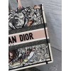 Dior book tote pink embroided bag 36cm
