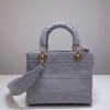 Dior Lady D-lite in gray 24cm