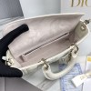 Dior D-Joy White Leather Bag