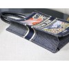 Dior mini book tote embroided orange