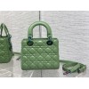 Dior lady hot green 20cm bag