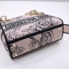 Dior lady D-lite mini pink nude multicolor bag