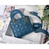 DIOR My ABCDIOR Lady Blue Lambskin Bag | M0538