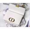 DIOR 30 MONTAIGNE CALFSKIN BAG WHITE