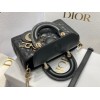 Dior D-Joy Black Leather Mini Bag