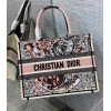 Dior book tote pink embroided bag 36cm