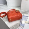Dior lady micro orange bag