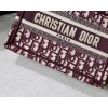 Dior Mini Book Tote Red 23cm