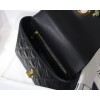 Dior Caro Medium Black Bag 25cm
