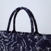 Dior Book To9te Blue Dior Roses Embroidery 41cm Bag