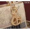 Dior beige beaded cannage embroidery bag