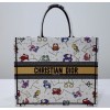 Dior Pixel Zodiac Embroidery Book Tote 41cm