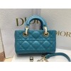 Dior D-Joy Blue Leather Mini Bag