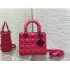 Dior lady hot pink 20cm bag