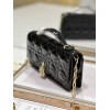 Dior Mini Miss Dior Black Patent Bag