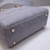 Dior Lady D-lite in gray 24cm