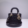 DIOR My ABCDIOR Lady Black Lambskin Gold Hardware Bag