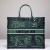 Dior Tote Book Green Elephant 41cm