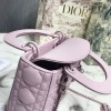 Dior Lady Mini Lambskin Bag Matte Pink 17cm