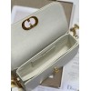 Dior 30 Montaigne Avenue White Leather Bag