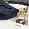 Dior Saddle Bag Original Leather blue M0446