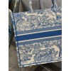 Dior book tote blue tiger 41cm
