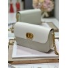 Dior 30 Montaigne Avenue White Leather Bag