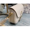 DIOR BOBBY Large White Oblique Embroidered Strap Bag