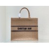 Dior Book Tote Brown Fabric 41cm