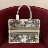 Dior Book Tote Multicolor Dior Jardin d'Hiver Embroidery Medium Bag