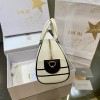 Dior Vibe Zippy Bowling White Smooth Calfskin Bag