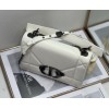 Dior Montaige white leather bag