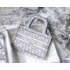 Dior Mini Book Tote Gray 23cm