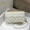 Dior Caro LuckyStar White Leather Bag