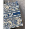 Dior book tote blue tiger 41cm