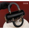 Dior Medium Lady Sun Satin with Bead Embroidery Bag
