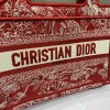 Dior book tote red mini bag
