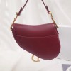 Dior Saddle Bag Original Leather rose red M0446