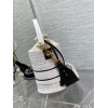 Dior vibe bucket white bag