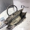 Dior Book Tote Black Tiger large size