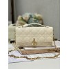 Dior Mini Miss Dior White Patent Bag